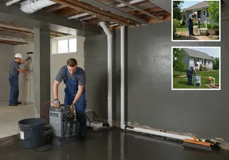 Basement Waterproofing and Flood Prevention process in New Castle, KY